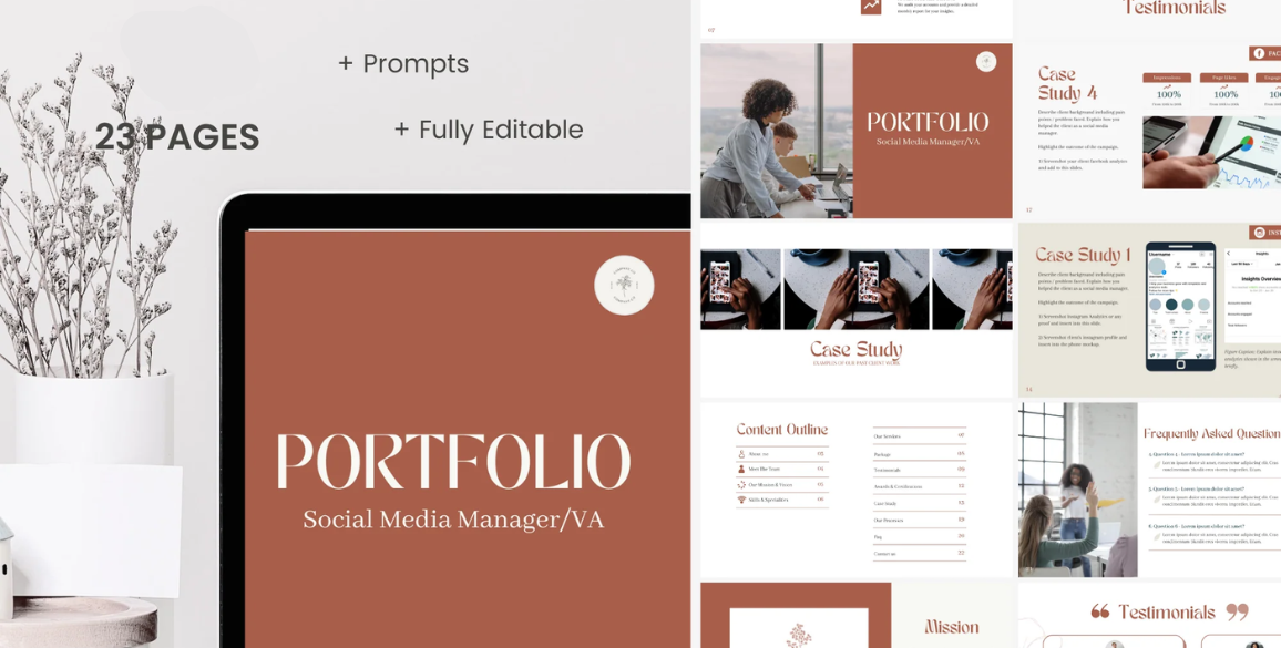 how to build a social media marketing business Build Your Portfolio